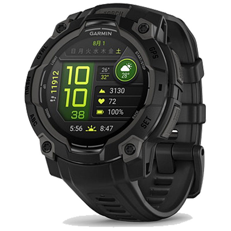 ガーミン GARMIN Instinct 3 AMOLED 45mm Black 010-02936-30 / 010-02936-31 インスティンクト3アモレッド メンズ レディース アウトドア 腕時計 ソーラー【正規販売店】m_25_01 母の日 Suica
