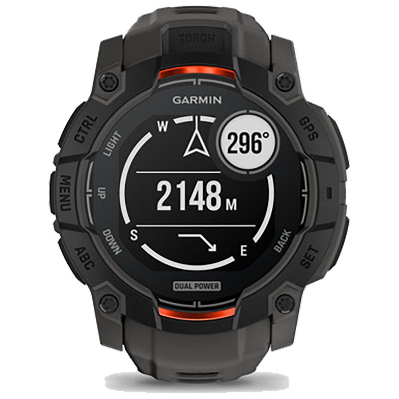 ガーミン GARMIN Instinct 3 Dual Power (50ｍｍ) 010-02935-30 Black スマートウォッチ インスティンクト3 デュアルパワー スマートウォッチ アウトドア ソーラー【正規販売店】m_25_01 Suica