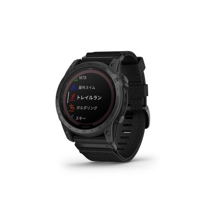 ガーミンtactix7ProSapphireDualPowerタクティクス7プロ010-02704-34GARMINミリタリーGPSソーラー充電航空サファイアチタンナイロン暗視ステルスモードSuicaゴルフ日本正規品バレンタイン
