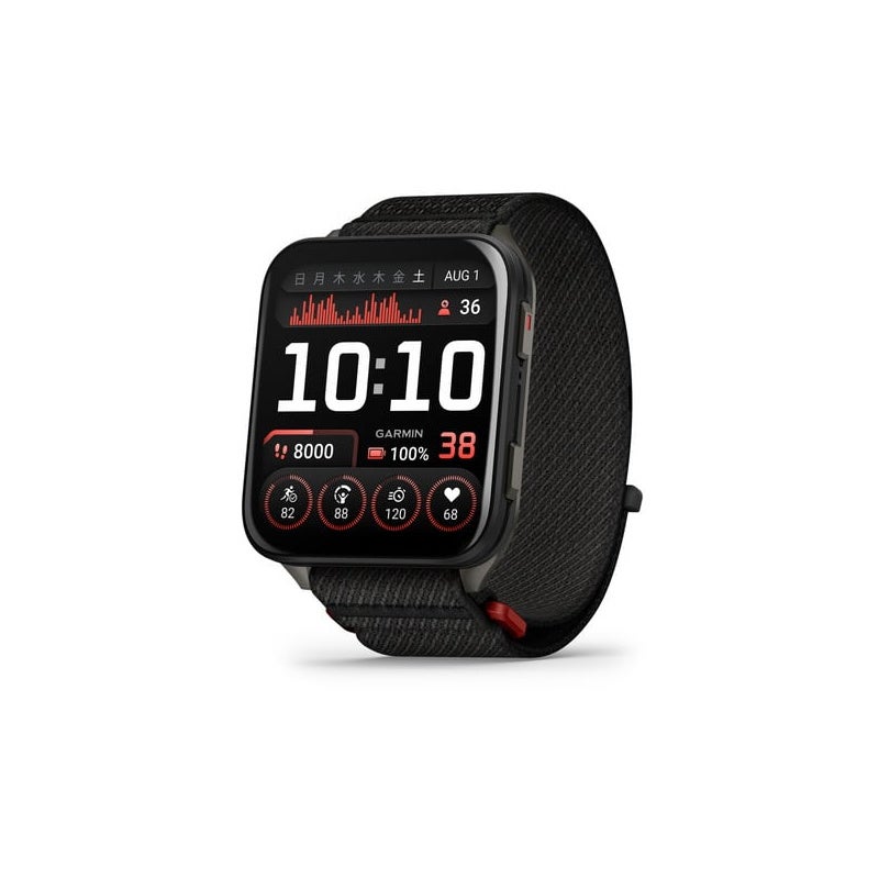 010-02980-12ガーミンGARMINVenuX1Blackヴェニューエックスワンブラックスマートウォッチ大画面極薄設計チタンサファイア正規品正規販売店ゴルフSuica地図内蔵GPS健康管理ギフト