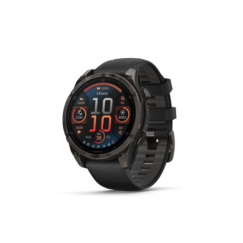 ガーミン fenix 8 Sapphire AMOLED 47mm 010-02904-27 GARMIN フェニックス8 スマートウォッチ 音声操作 登山 ダイビング ゴルフ ランニング GPS Suica【正規販売店】バレンタイン