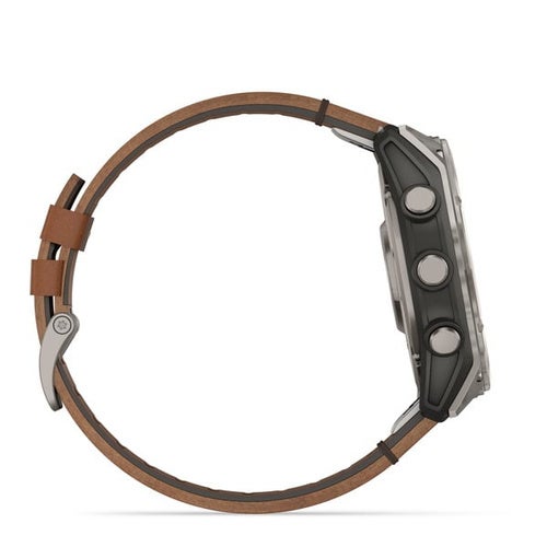 ガーミン fenix 8 Sapphire AMOLED 51mm Leather Band 010-02905-81 フェニックス8 サファイア スマートウォッチ GPS ライフログ ダイビング スピーカー マイク レザーバンド 登山 ゴルフ 正規品 Garmin Suica