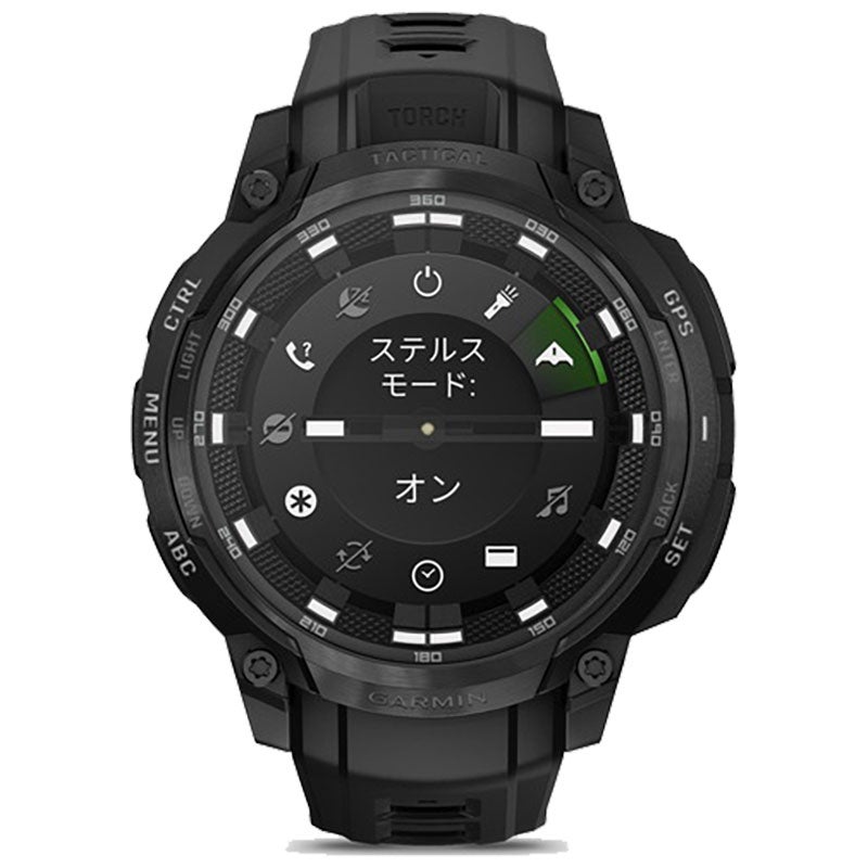 ガーミン GARMIN Instinct Crossover AMOLED Tactical Black 010-03398-32 スマートウォッチ メンズ レディース アウトドア 腕時計 GPS【正規販売店】母の日 Suica