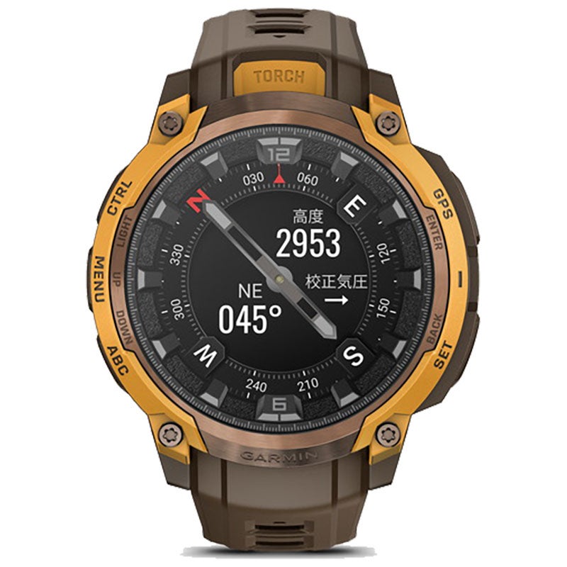 ガーミン GARMIN Instinct Crossover AMOLED Sunburst Cocoa 010-03398-31 スマートウォッチ メンズ レディース アウトドア 腕時計 GPS【正規販売店】母の日 Suica