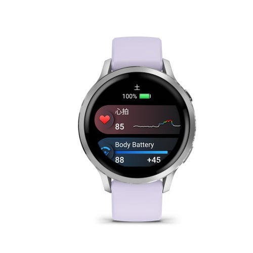 ガーミン GARMIN Venu 4 41mm Silver / Periwinkle 010-03013-31 ヴェニュー4 スマートウォッチ GPS 健康管理 睡眠 Suica 通話 音楽 LED ライフログ レディース メンズ プレゼント 腕時計 日本正規品