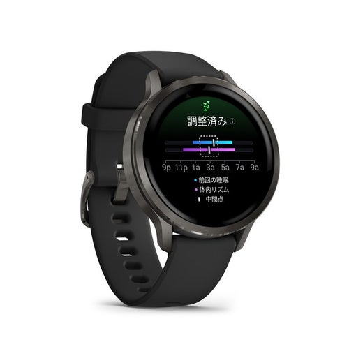 ガーミン GARMIN Venu 4 41mm Slate / Black 010-03013-32 ヴェニュー4 スマートウォッチ GPS 健康管理 睡眠 Suica 通話 音楽 LED ライフログ レディース メンズ プレゼント 腕時計 日本正規品