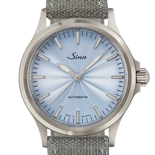 556 Ice Blue ジン SINN 腕時計 メンズ腕時計自動巻き シルバー ブルー アナログ 機械式 青文字盤 かっこいい 数量限定