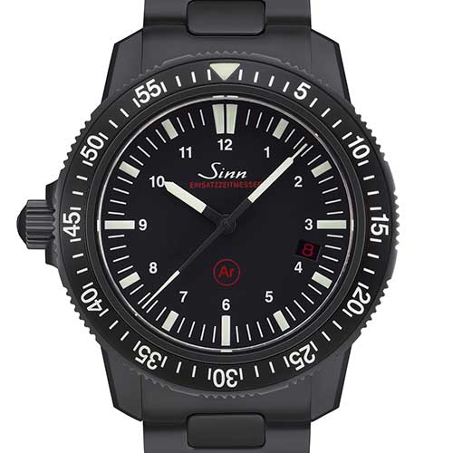 ジン SINN EZM 3 S ミッションタイマー EZM メンズ 腕時計自動巻き ブラック アナログ 黒文字盤 Mission Timers EZM かっこいい