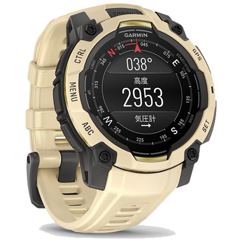 ガーミン GARMIN Instinct 3 AMOLED 45mm インスティンクト3 アモレッド 010-02936-32 Citrine スマートウォッチ アウトドア GPS Suica