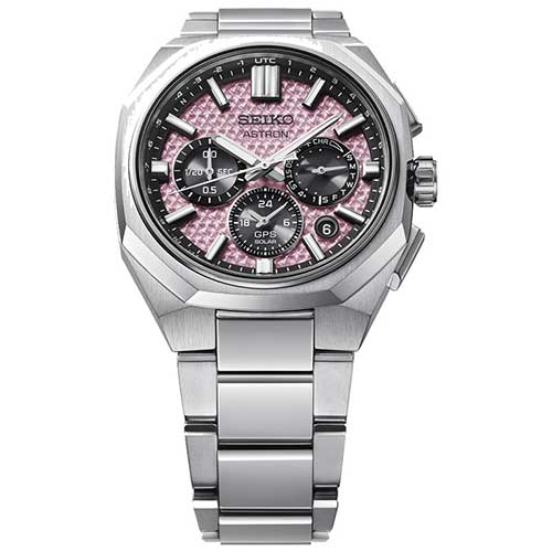 HAB006J セイコー アストロン ネクスター seiko astron NEXTER ソーラー電波時計 アナログ 純チタン ピンク シルバー スマートスイッチ機構 ダイヤシールド 10気圧防水 メンズ