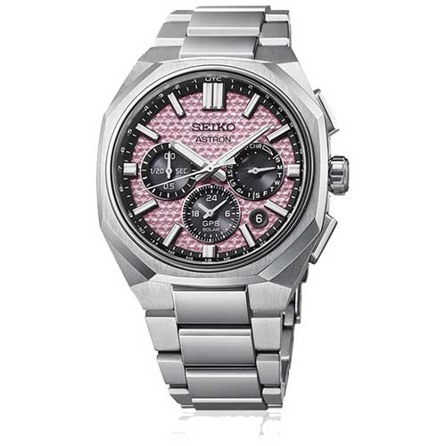 HAB006J セイコー アストロン ネクスター seiko astron NEXTER ソーラー電波時計 アナログ 純チタン ピンク シルバー スマートスイッチ機構 ダイヤシールド 10気圧防水 メンズ