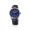 HCC007J セイコー プレザージュ クラシックシリーズ SEIKO PRESAGE Classic Series メンズ 男性用 ブラック 青文字盤 牛皮革ベルト 防水 シースルー・スクリューバック 自動巻き メカニカル
