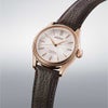 HCC003J セイコー プレザージュ クラシックシリーズ SEIKO PRESAGE Classic Series メンズ 男性用 ブラウン ピンク文字盤 牛皮革ベルト 防水 シースルー・スクリューバック 自動巻き メカニカル