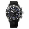 エドックス EDOX 腕時計 メンズ 正規メーカー2年保証 10242-TIN-NIBUGM CHRONOFFSHORE-1 クロノオフショア1 黒文字盤 ブラック ラバーベルト クオーツ 防水 父の日