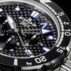 エドックス EDOX 腕時計 メンズ 正規メーカー2年保証 10242-TIN-NIBUGM CHRONOFFSHORE-1 クロノオフショア1 黒文字盤 ブラック ラバーベルト クオーツ 防水 父の日