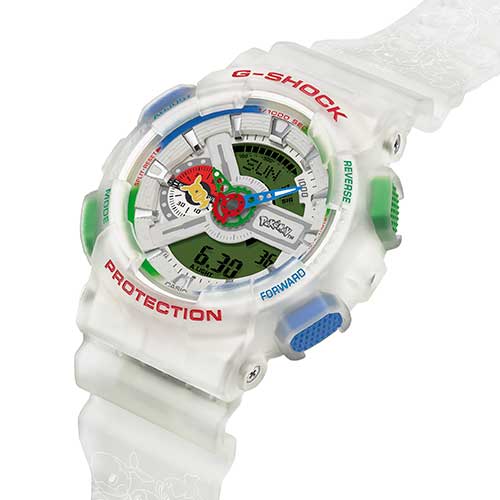 GA-110PKM-7AJR CASIO カシオ G-SHOCK Gショック 腕時計 樹脂バンド ホワイト 白文字盤 20気圧防水 耐衝撃構造 ショックレジスト LEDライト アナデジ 2026新作