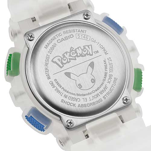 GA-110PKM-7AJR CASIO カシオ G-SHOCK Gショック 腕時計 樹脂バンド ホワイト 白文字盤 20気圧防水 耐衝撃構造 ショックレジスト LEDライト アナデジ 2026新作