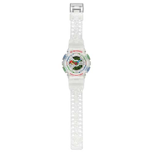 GA-110PKM-7AJR CASIO カシオ G-SHOCK Gショック 腕時計 樹脂バンド ホワイト 白文字盤 20気圧防水 耐衝撃構造 ショックレジスト LEDライト アナデジ 2026新作