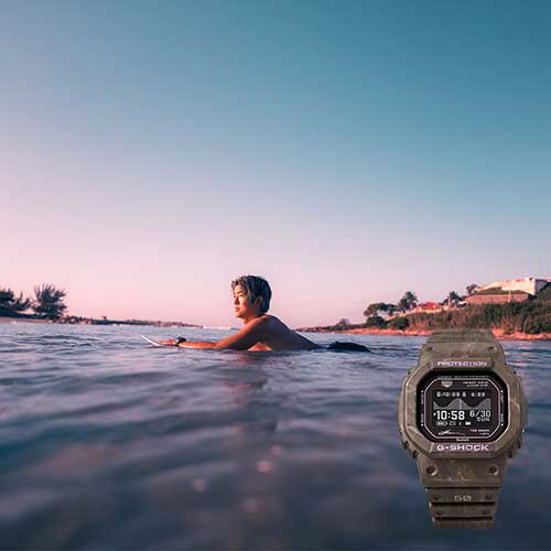 GBX-H5600KI-5JR CASIO カシオ G-SHOCK Gショック 腕時計 樹脂バンド ブラウン 黒文字盤 20気圧防水 BluetoothSMARTによるモバイルリンク機能 歩数計測 アナデジ 2026新作