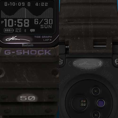 GBX-H5600KI-5JR CASIO カシオ G-SHOCK Gショック 腕時計 樹脂バンド ブラウン 黒文字盤 20気圧防水 BluetoothSMARTによるモバイルリンク機能 歩数計測 アナデジ 2026新作