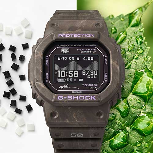 GBX-H5600KI-5JR CASIO カシオ G-SHOCK Gショック 腕時計 樹脂バンド ブラウン 黒文字盤 20気圧防水 BluetoothSMARTによるモバイルリンク機能 歩数計測 アナデジ 2026新作