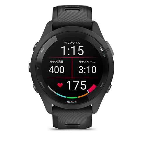 GARMIN ガーミン Forerunner 265 Black 010-02810-40 スマートウォッチ Suica対応 フォアランナー 265 ランニング スポーツ フィットネス GPS メンズ レディース