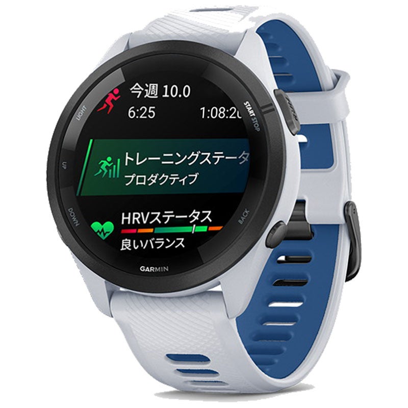ガーミン GARMIN Forerunner 265 White 010-02810-41 Suica フォアランナー 265 スマートウォッチ メンズ レディース ゴルフ ランニング サイクリング マラソン