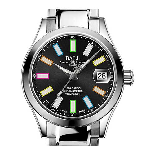 NL9616C-S3CJ-BKR ボールウォッチ BALL WATCH Engineer MARVELIGHT CHRONOMETER 36 マーベライト クロノメーター 36 黒文字盤 ブランド腕時計 メンズ 腕時計 自動巻き 高級腕時計 夏ギフト
