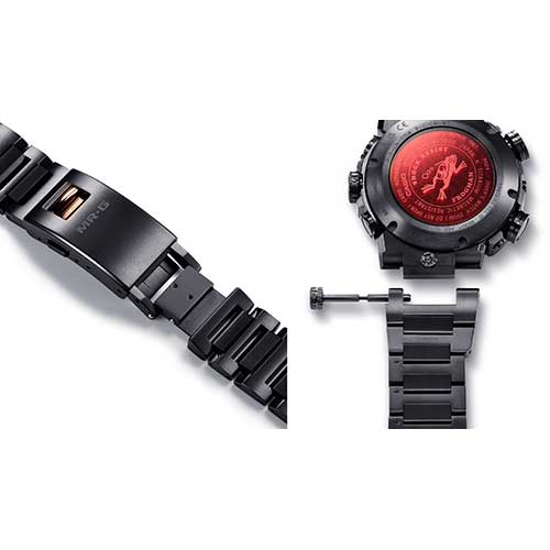 カシオ CASIO MR-G フロッグマン メンズ 腕時計 ソーラー電波 チタン G-SHOCK Gショック Bluetooth ブラック MRG-BF1000B-1AJR