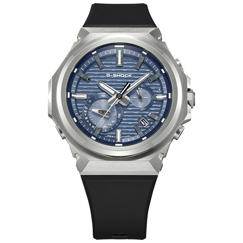 GST-B1000-2AJF CASIO カシオ G-SHOCK Gショック 腕時計 ラバーバンド ブラック 青文字盤 20気圧防水 タフソーラー Bluetooth モバイルリンク機能 アナログ 2026新作