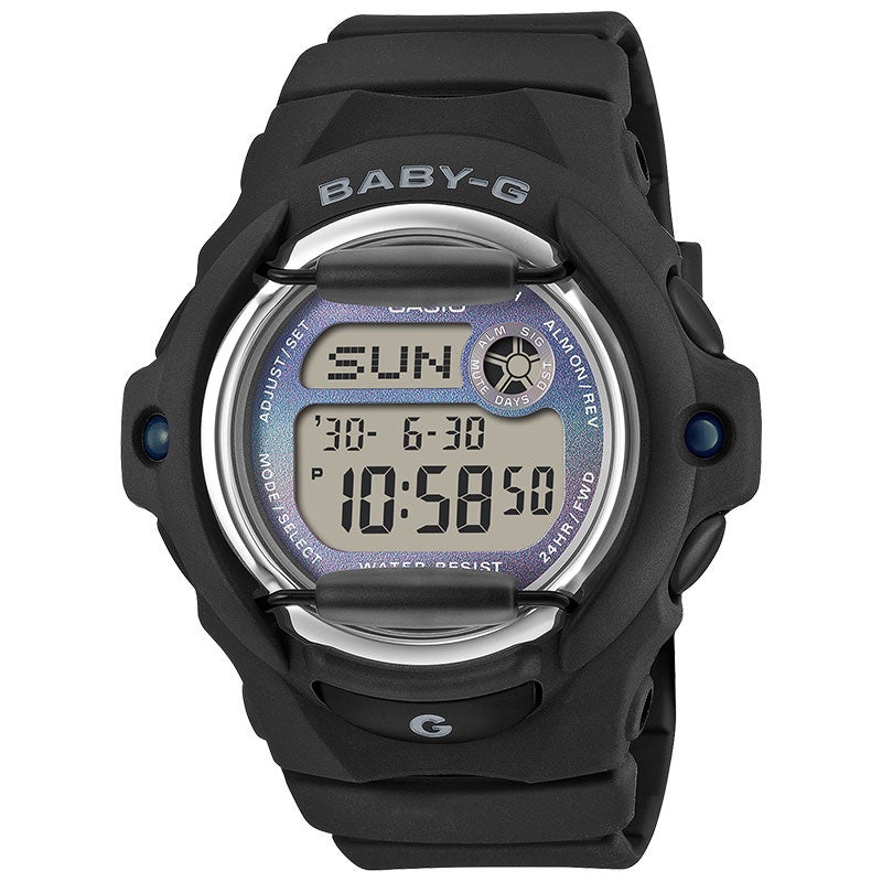 BABY-G グランジ グラジエントダイヤル ブラック BG-169GD-1JF レディース 腕時計 電池式 デジタル 樹脂バンド フロントプロテクター 国内正規品 カシオ