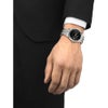 TISSOT クラシック ドリーム 40mm T158.407.11.051.00 Classic Contemporary 自動巻き メカニカル 黒文字盤 シルバー ブラック ステンレススティール 防水 おしゃれ 防水 メンズ 実用的