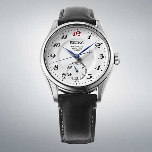 HCC005J セイコー プレザージュ クラシックシリーズ SEIKO PRESAGE Classic Series メンズ 男性用 白文字盤 牛皮革 防水 クラフツマンシップ 琺瑯ダイヤル 自動巻き メカニカル