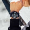 CASIO カシオ G-SHOCK 110シリーズ GA-110-1BJF クオーツ 電池式 ブラック 20気圧防水 樹脂 デシタル 日付表示 曜日表示 アナログ×デジタル メンズ 紳士 シンプル 腕時計 ウォッチ プレゼント包装 ギフト