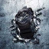 CASIO カシオ G-SHOCK 110シリーズ GA-110-1BJF クオーツ 電池式 ブラック 20気圧防水 樹脂 デシタル 日付表示 曜日表示 アナログ×デジタル メンズ 紳士 シンプル 腕時計 ウォッチ プレゼント包装 ギフト