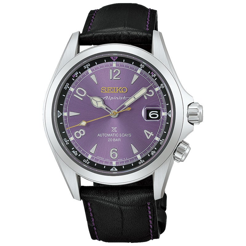 セイコー プロスペックス アルピニストHBC006J 自動巻き パープル 紫 江戸紫 SEIKO PROSPEX Alpinist ビジネス スポーツ コアショップ専用 セイコー創業145周年記念 限定モデル 国内1,000本