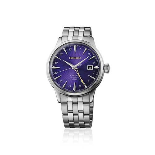 セイコー プレザージュ カクテルタイム HCB006J 自動巻き パープル 紫 江戸紫 SEIKO PRESAGE Cocktail Time ビジネス スポーツ セイコー創業145周年記念 限定モデル 国内500本