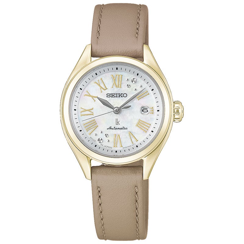 セイコー ルキア HEA005J自動巻き SEIKO LUKIA Grow 国内限定600本 華奢 かわいい レディース Ladies 腕時計 シルバー 白文字盤