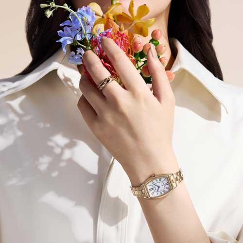 ルキア HEE006J自動巻き SEIKO LUKIA Grow 国内限定600本 華奢 かわいい レディース Ladies 腕時計 シルバー 白文字盤