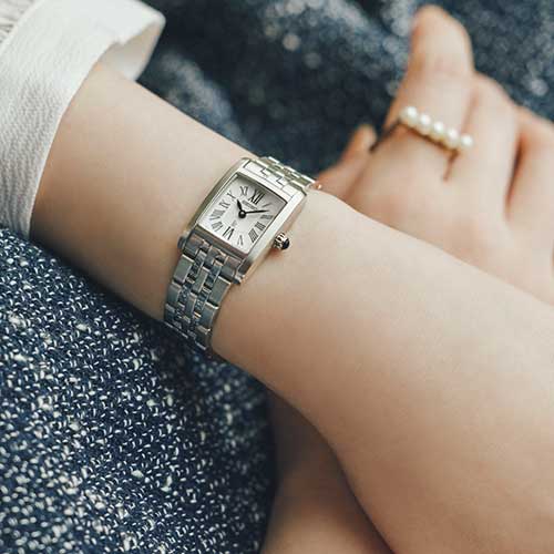 セイコー ルキア HEG001J自動巻き SEIKO LUKIA Grow 国内限定600本 華奢 かわいい レディース Ladies 腕時計 シルバー 白文字盤