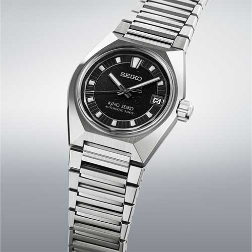 HKF005J セイコー SEIKO キングセイコー King Seiko VANAC メンズ 自動巻き ステンレス サファイアガラス 35石 ねじロック式りゅうず シースルー・スクリューバック 秒針停止機能 カレンダー機能 10気圧防水 SWS専用モデル 腕時計
