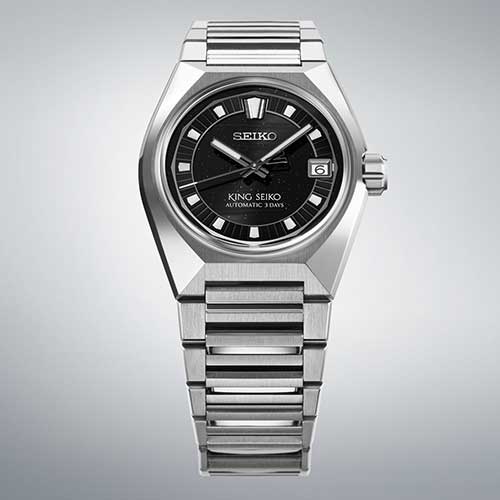 HKF005J セイコー SEIKO キングセイコー King Seiko VANAC メンズ 自動巻き ステンレス サファイアガラス 35石 ねじロック式りゅうず シースルー・スクリューバック 秒針停止機能 カレンダー機能 10気圧防水 SWS専用モデル 腕時計