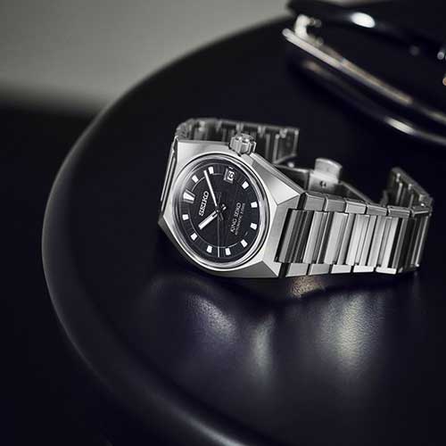 HKF005J セイコー SEIKO キングセイコー King Seiko VANAC メンズ 自動巻き ステンレス サファイアガラス 35石 ねじロック式りゅうず シースルー・スクリューバック 秒針停止機能 カレンダー機能 10気圧防水 SWS専用モデル 腕時計