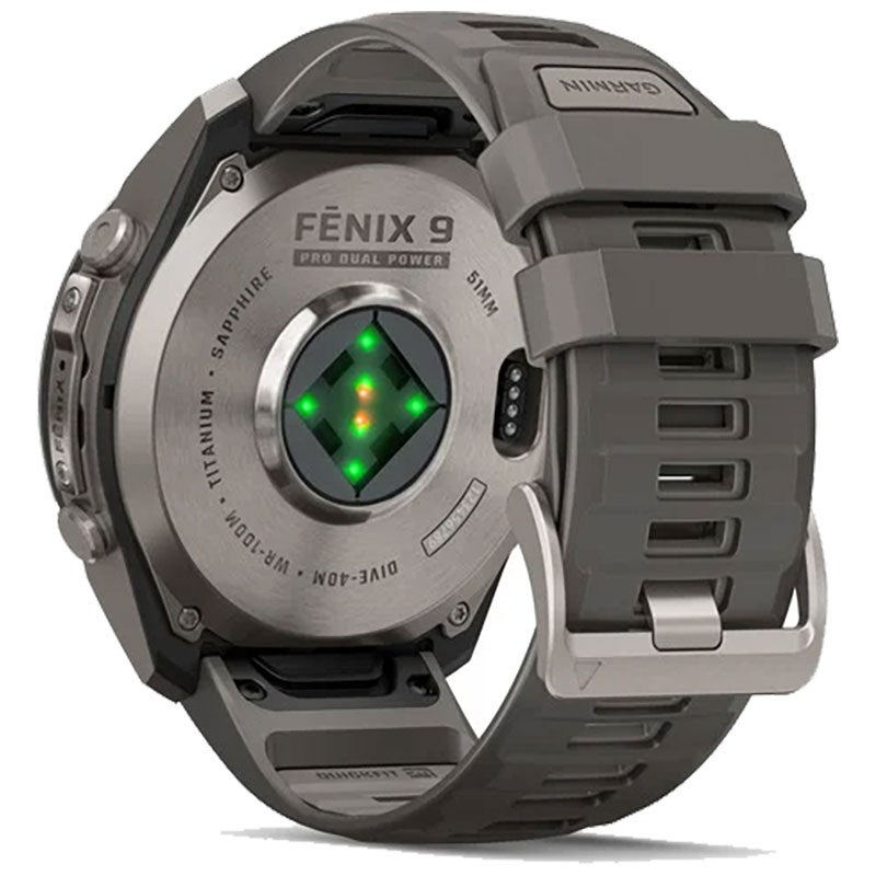 ガーミン fenix 9 Pro Dual Power 51mm Pebble Gray 010-04339-19