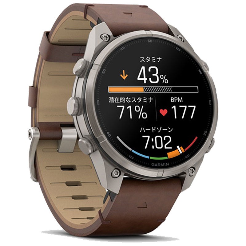 ガーミン fenix 9 Pro inReach AMOLED 47mm Leather 010-04336-80