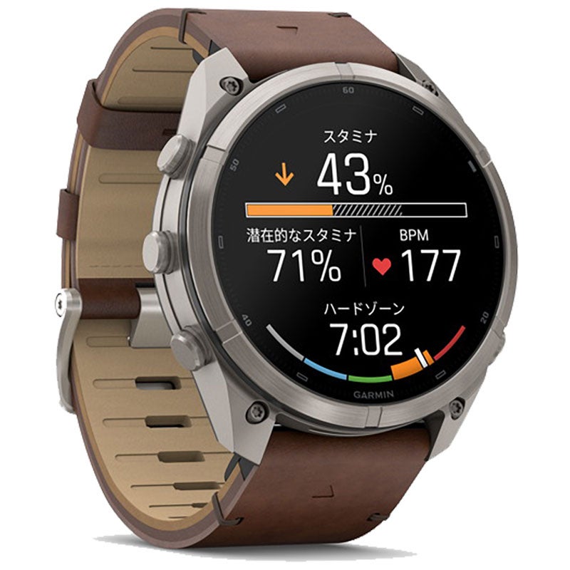ガーミン fenix 9 Pro inReach AMOLED 51mm Leather 010-04337-80