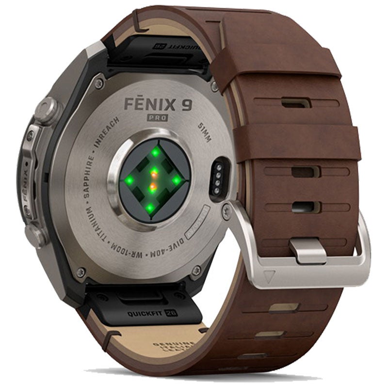 ガーミン fenix 9 Pro inReach AMOLED 51mm Leather 010-04337-80