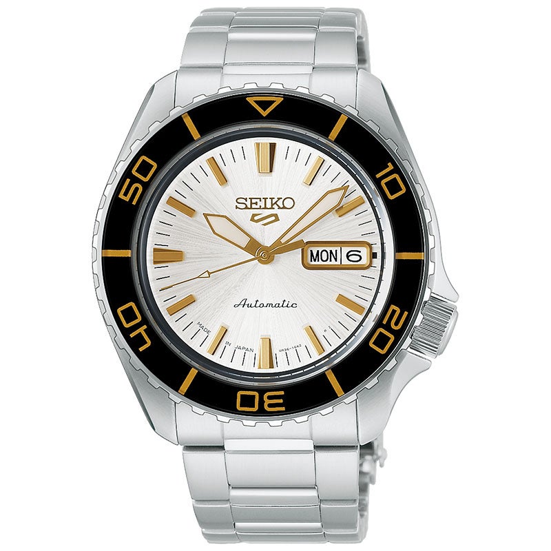 HDB004J セイコー SEIKO セイコー5スポーツ Seiko 5 Sports SKX Series メンズ 自動巻き ステンレス 逆回転防止ベゼル シースルー・スクリューバック 銀文字盤 シルバー 10気圧防水 腕時計