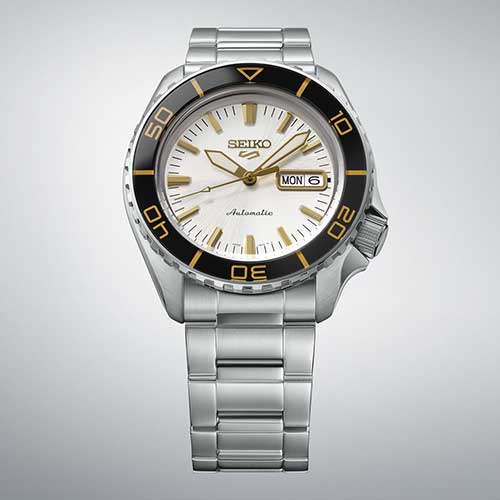 HDB004J セイコー SEIKO セイコー5スポーツ Seiko 5 Sports SKX Series メンズ 自動巻き ステンレス 逆回転防止ベゼル シースルー・スクリューバック 銀文字盤 シルバー 10気圧防水 腕時計