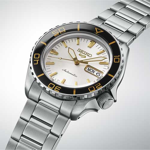 HDB004J セイコー SEIKO セイコー5スポーツ Seiko 5 Sports SKX Series メンズ 自動巻き ステンレス 逆回転防止ベゼル シースルー・スクリューバック 銀文字盤 シルバー 10気圧防水 腕時計